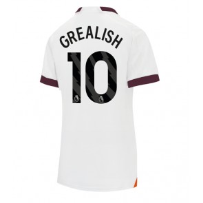 Manchester City Jack Grealish #10 Replika Udebanetrøje Dame 2023-24 Kortærmet